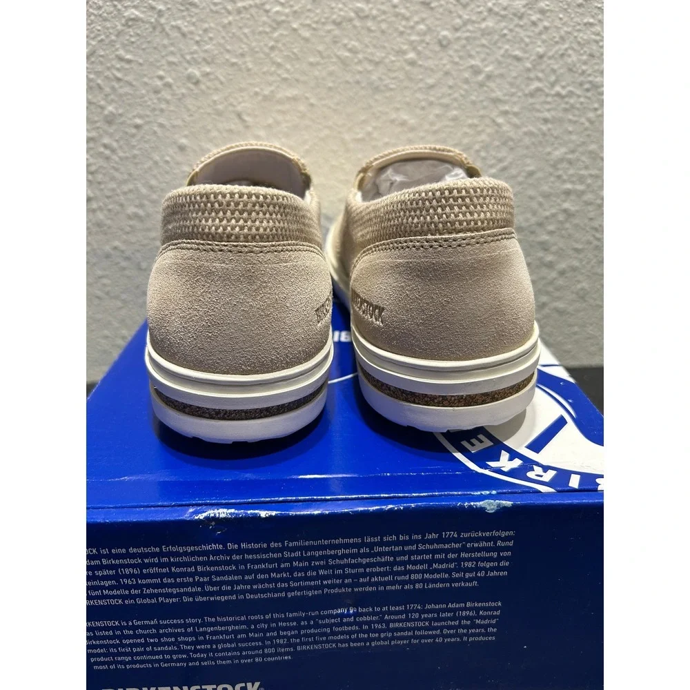 Birkenstock Oswego Textile Suede Sandcastle Beige 40 EU L9 M7 Womens Mens